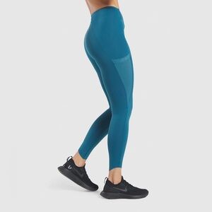 Teal High-Waisted Leggings Gymshark Venture Leggings - Teal like new